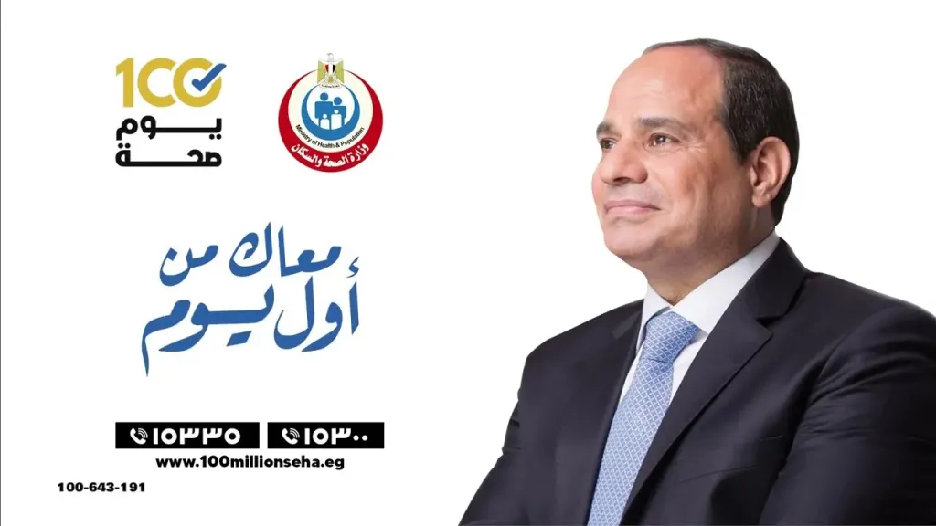 في 34 يومًا فقط.. حملة «100 يوم صحة» تسجّل أكثر من 52 مليون خدمة طبية مجانية