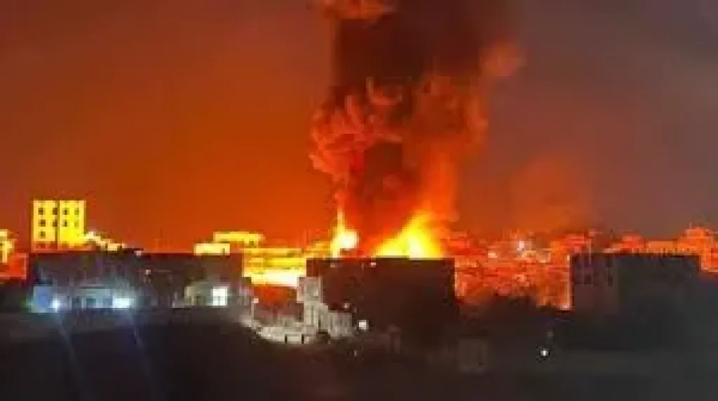 قصف صنعاء