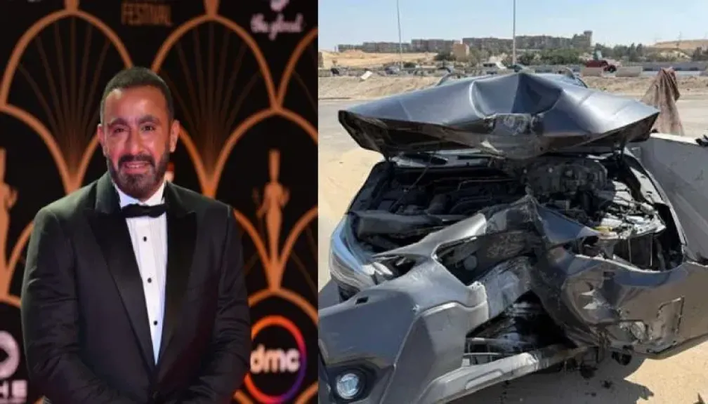 احمد السقا وحادث السيارة
