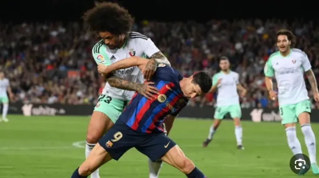 برشلونة في الملعب