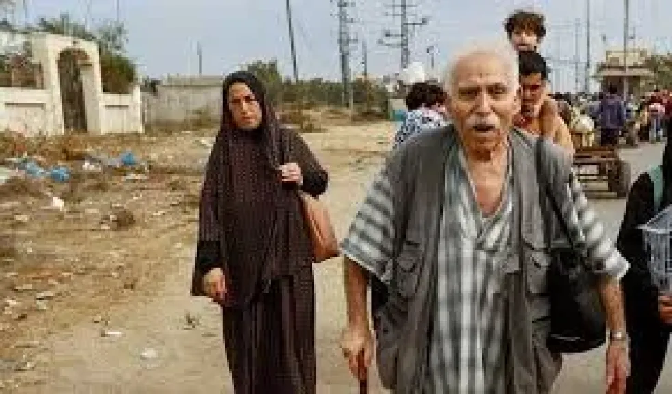 معاناة كبار السن في غزة