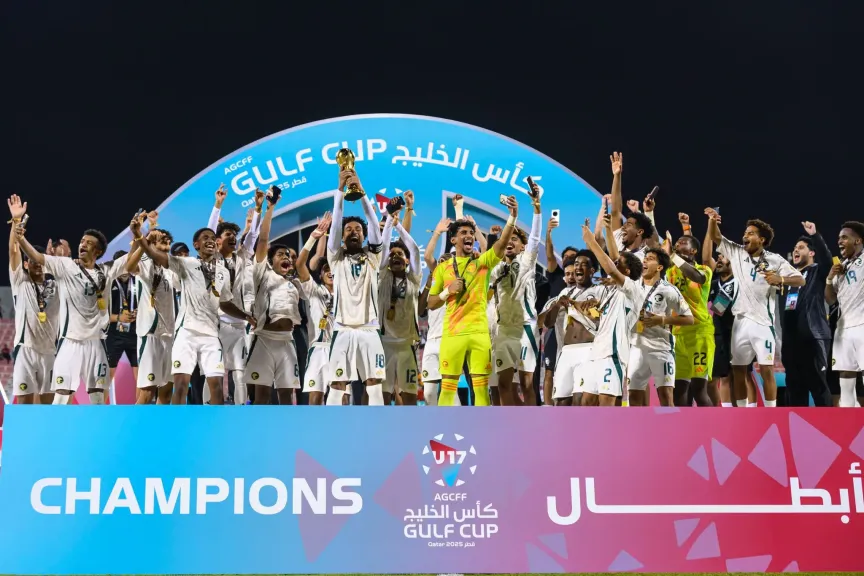 تتويج المنتخب السعودي بكأس الخليج 