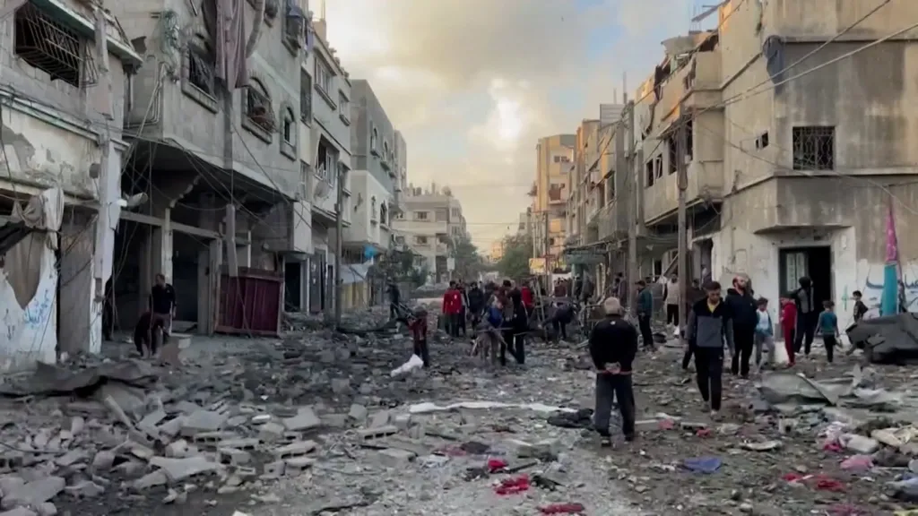 معارك حماس مع المجايدة في مدينة خان يونس