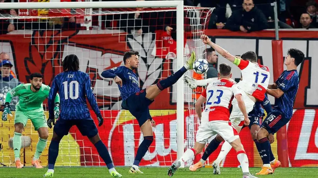 أرسنال يواصل التألق.. فوز كاسح على سلافيا براغ بثلاثية نظيفة في دوري أبطال أوروبا 2026