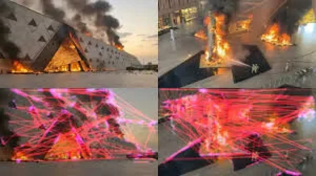 من المستفيدون من شائعة حريق المتحف المصري الكبير؟ أصابع الاتهام وأهداف الترويج