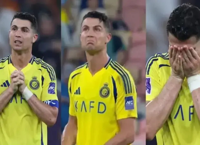 كريستيانو رونالدو يلعب كرة قدم ويبيع مياه في السعودية - فيديو