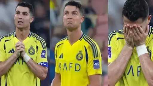 كريستيانو رونالدو يلعب كرة قدم ويبيع مياه في السعودية - فيديو