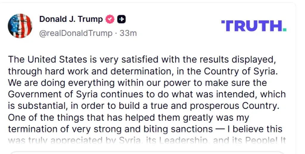 ترامب يطالب إسرائيل بالحوار مع سوريا رغم تصاعد الاعتداءات الإسرائيلية وارتفاع عدد الهجمات إلى 57 اعتداءً منذ بداية العام