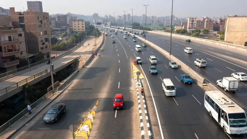 أعمال كبرى على الطريق: مخرج محور جمال عبد الناصر بالدائري يغلق غدًا لتركيب كوبري