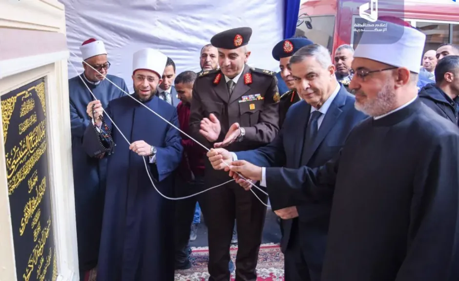 وزير الأوقاف ومحافظ الإسكندرية يفتتحان مسجدَي «الواحد الأحد» و«الهادي البديع» ببشاير الخير