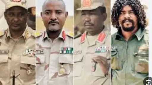 بالأسماء :قادة الموت والخراب في السودان . بريطانيا تفرض عقوبات على قيادات الدعم السريع المتورطة في المجازر